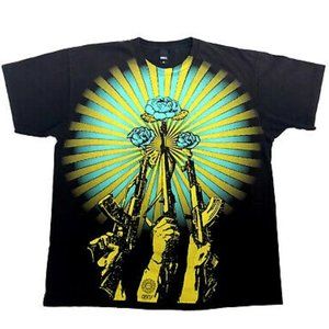 Obey Guns & Roses Tee Size M